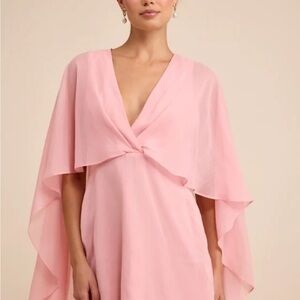 Lulu's Soft Pink Asymmetrical Dress